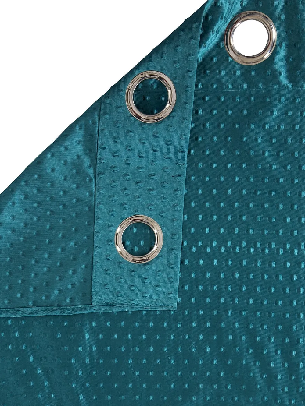 Cortina Sea Green Designer Eyelet Window Curtain Pack Of 2