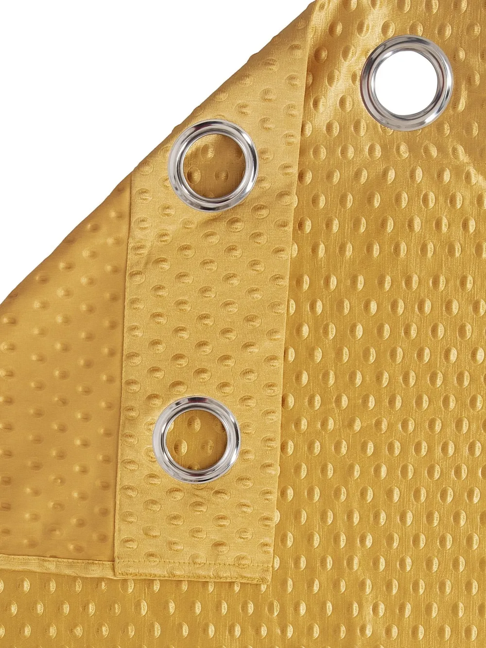 Cortina Sober Yellow Designer Eyelet Door Curtain Regular (Size: 210 cm x 115 cm)