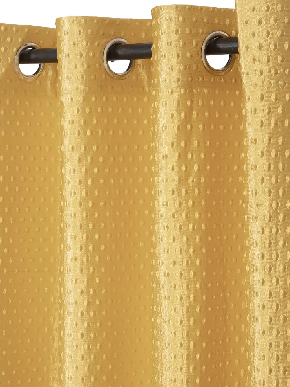 Cortina Sober Yellow Designer Eyelet Window Curtain Pack Of 2
