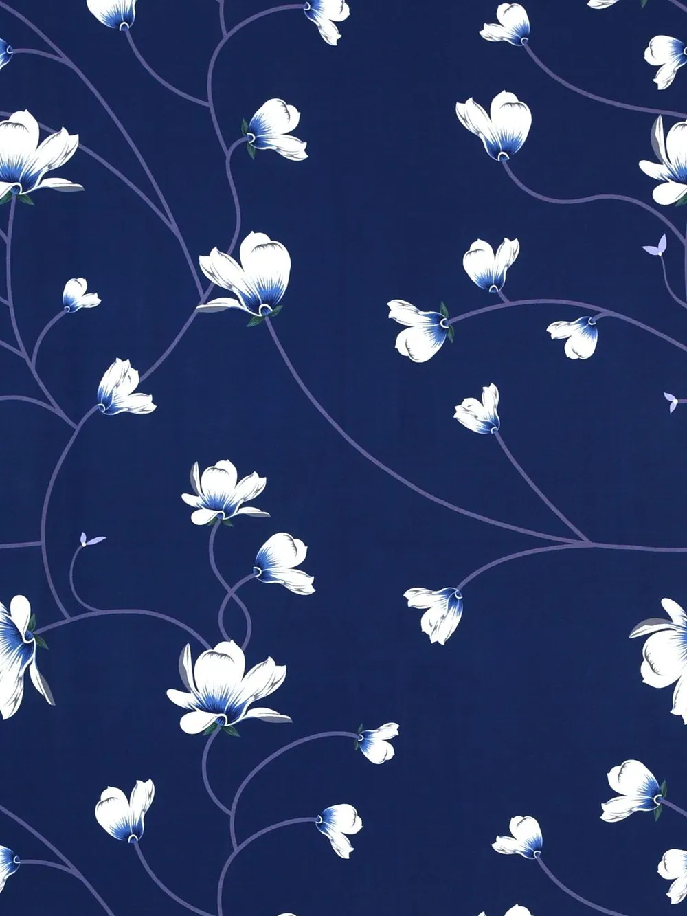Cortina Spandex Stretchable Floral Print Blue Sofa Slipcover One Seater Sofa Slipcover