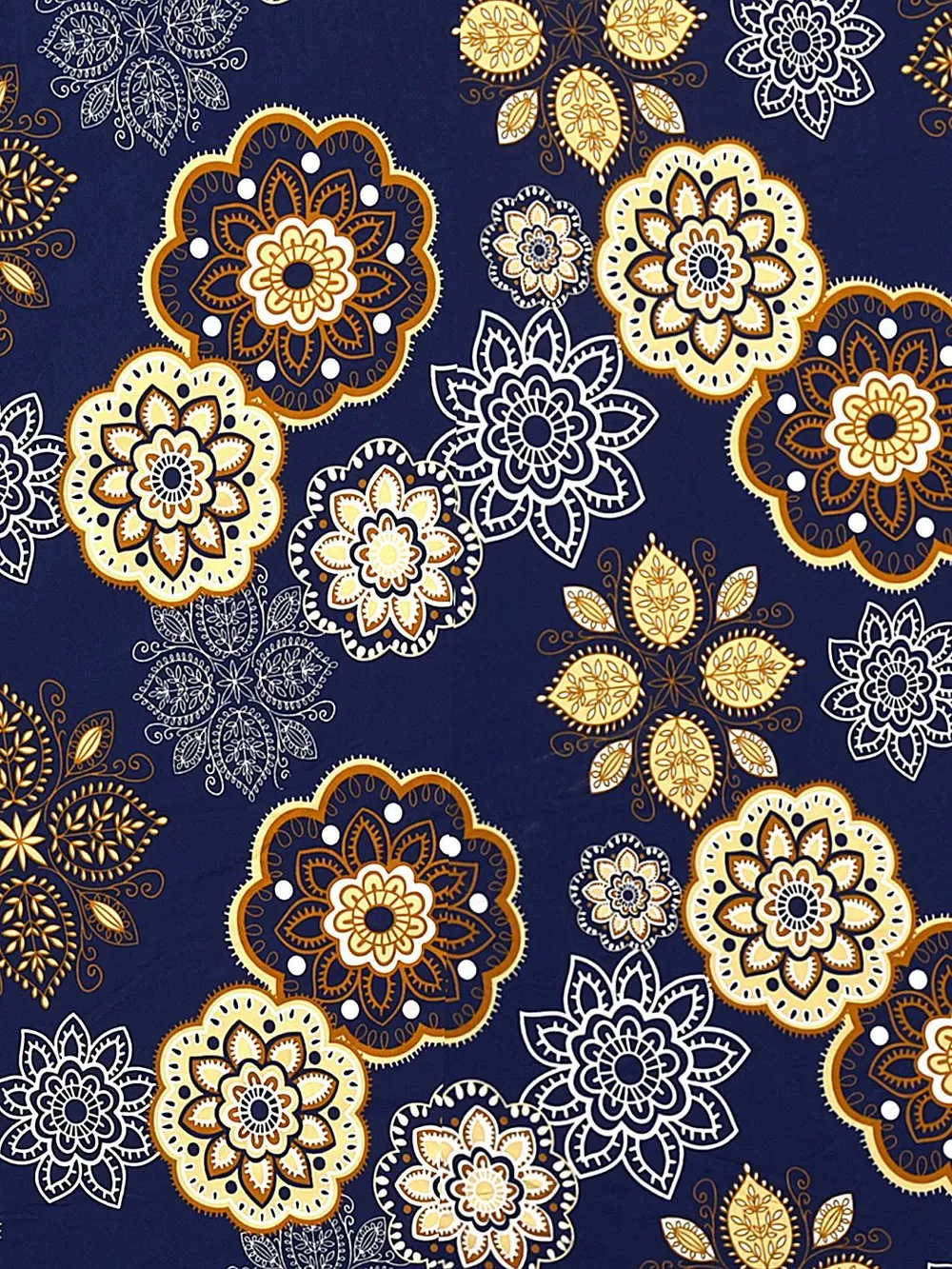Cortina Spandex Stretchable Floral Print Blue Sofa Slipcover One Seater Sofa Slipcover