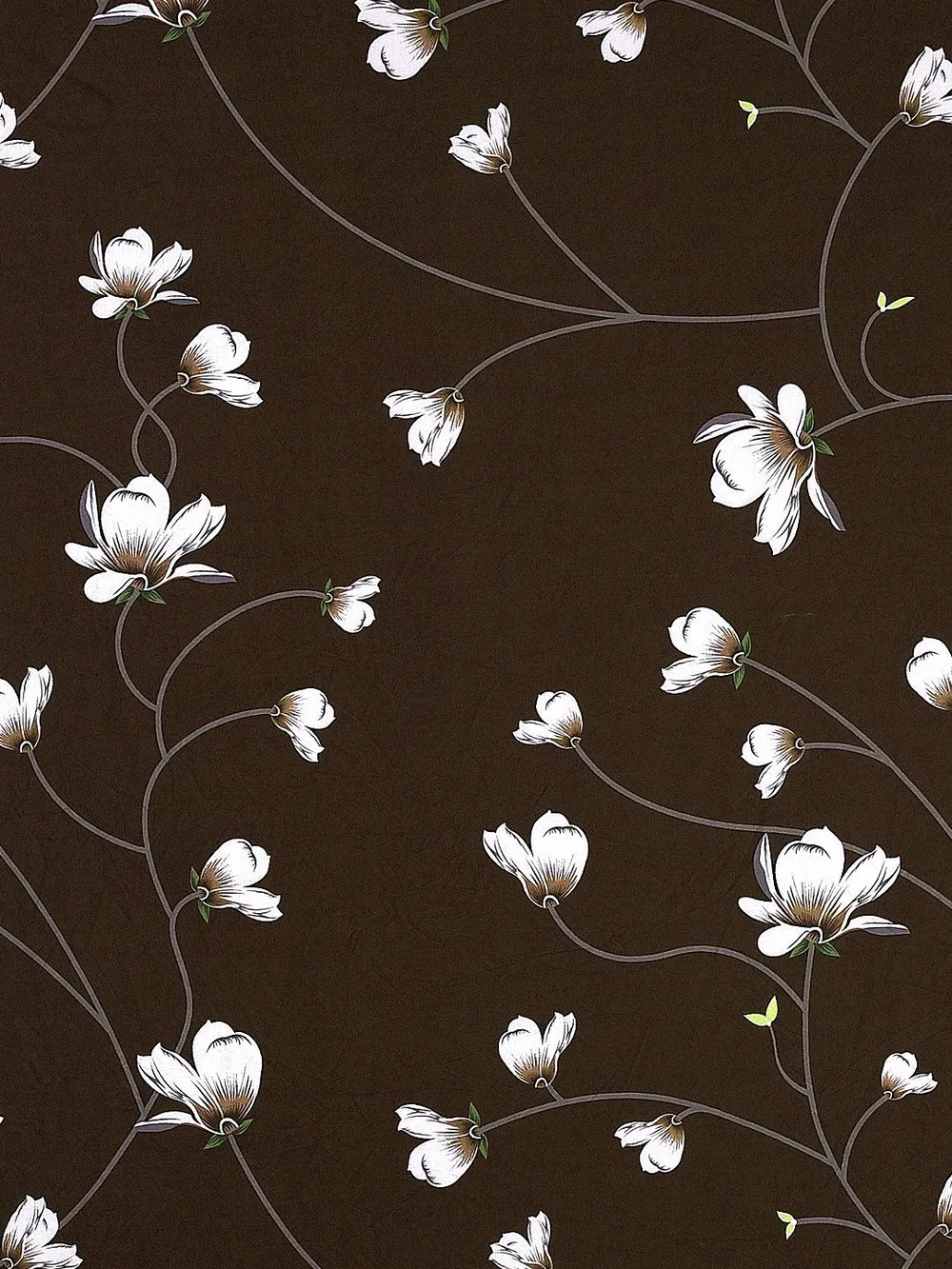 Cortina Spandex Stretchable Floral Print Brown Sofa Slip cover One Seater Sofa Slipcover