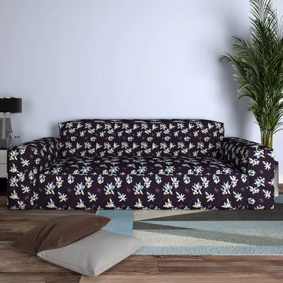 Cortina Spandex Stretchable Floral Print Sofa Slip cover