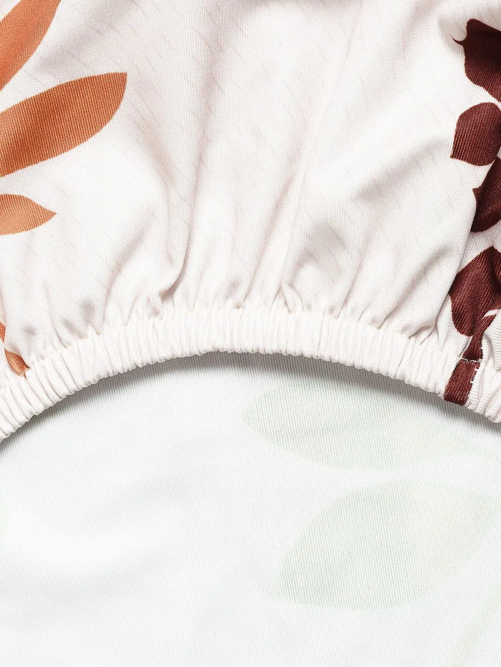 Cortina Spandex Stretchable Floral Printed Elastic White Chair Cover Pack of 2