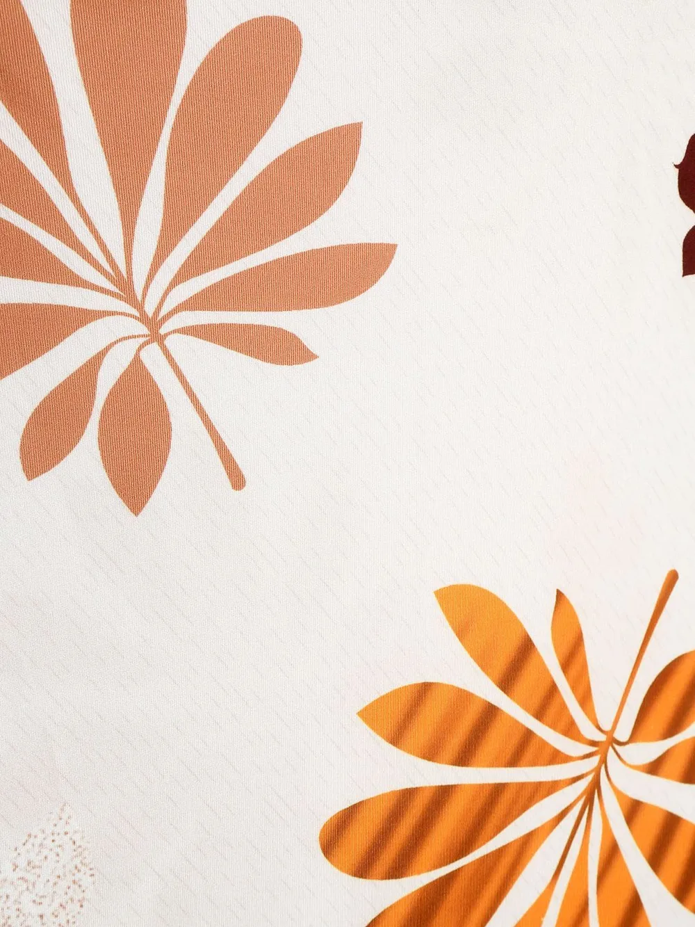 Cortina Spandex Stretchable Floral Printed Elastic White Chair Cover Pack of 2