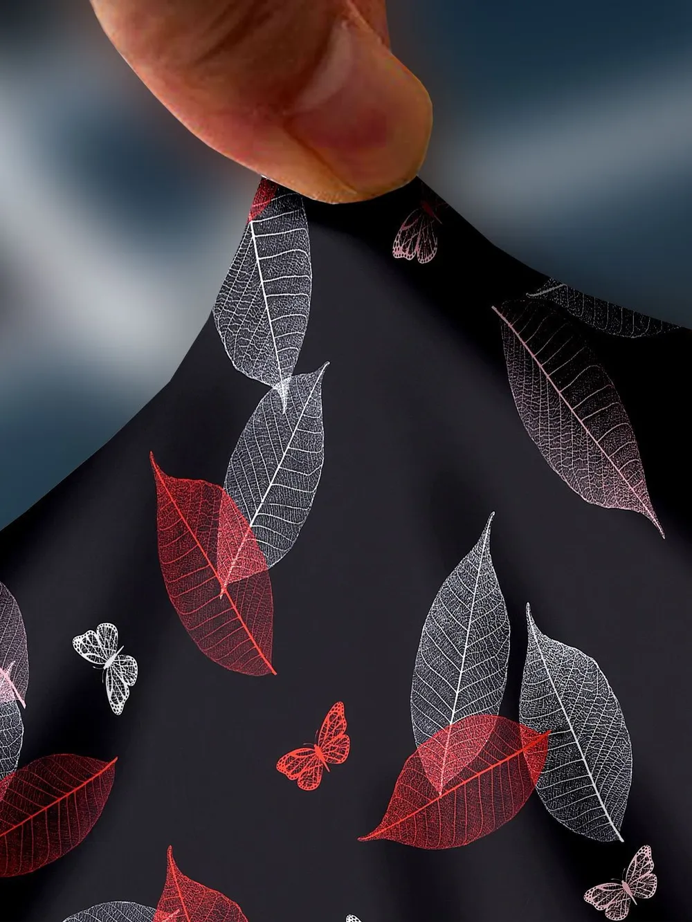 Cortina Spandex Stretchable Leaf Print Sofa Slip cover One Seater Sofa Slipcover