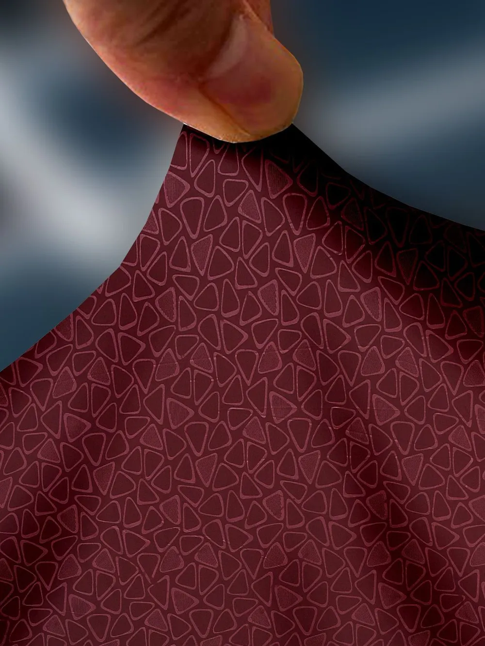 Cortina Spandex Stretchable Printed Maroon Sofa Slip cover One Seater Sofa Slipcover