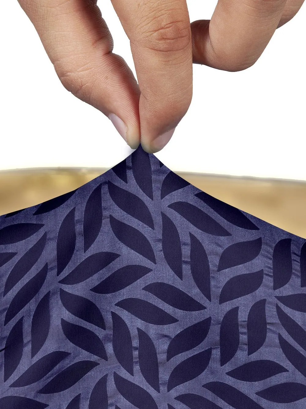 Cortina spandex Stretchable Solid Printed Purple Chair Cover Pack of 2