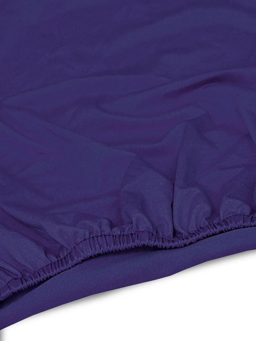 Cortina spandex Stretchable Solid Purple Chair Cover Pack of 2