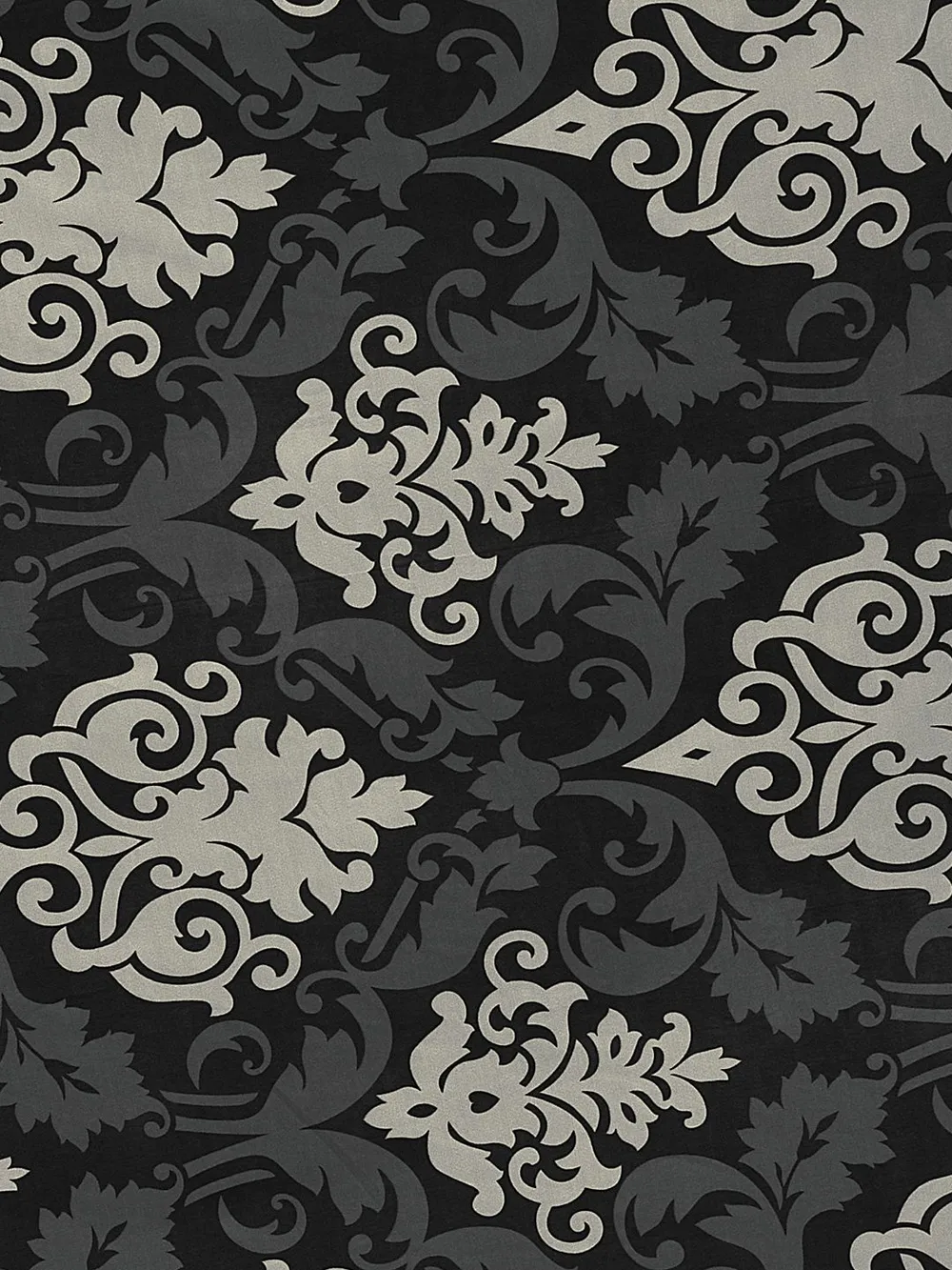 Cortina Spandex Stretchable Traditional Motif Black Sofa Slipcover One Seater Sofa Slipcover