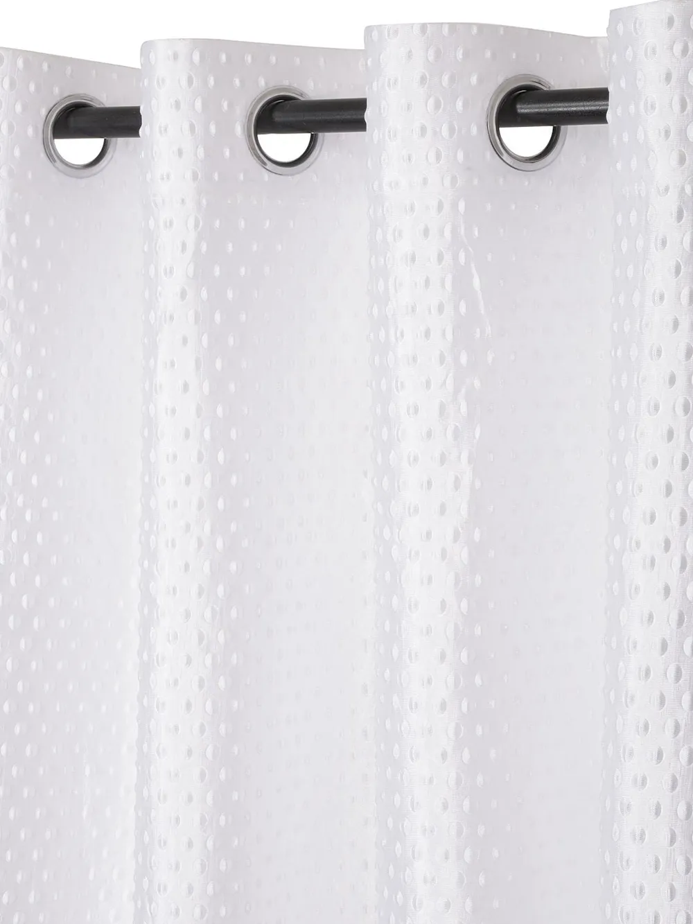 Cortina White Designer Eyelet Window Curtain Pack Of 2