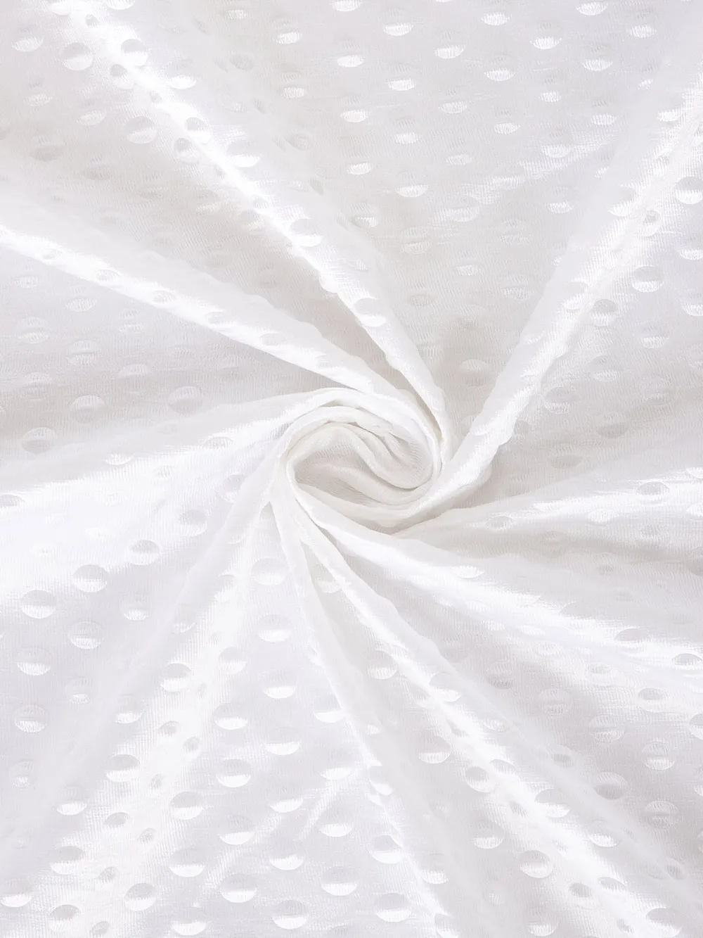 Cortina White Designer Eyelet Window Curtain Pack Of 2