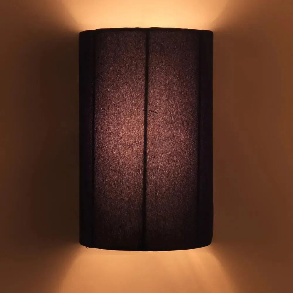 Cotton Blue Small Wall Light Fixture Single Piece