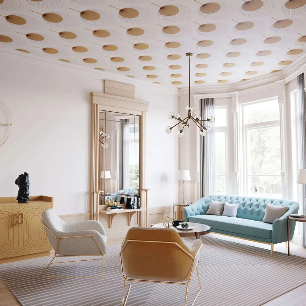 WallMantra Countryside Charm Premium Quality Wallpaper Teal