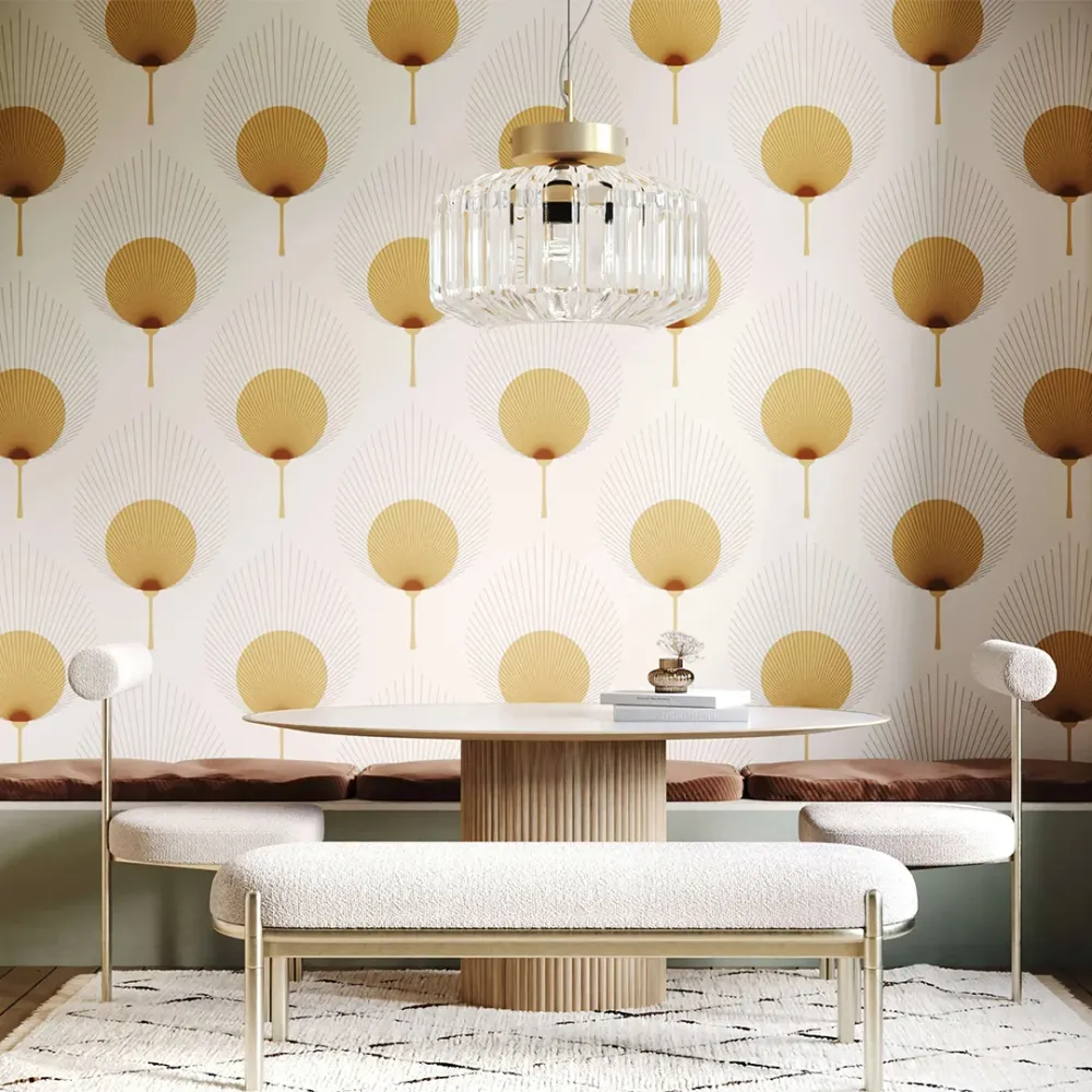 WallMantra Countryside Charm Premium Quality Wallpaper Teal