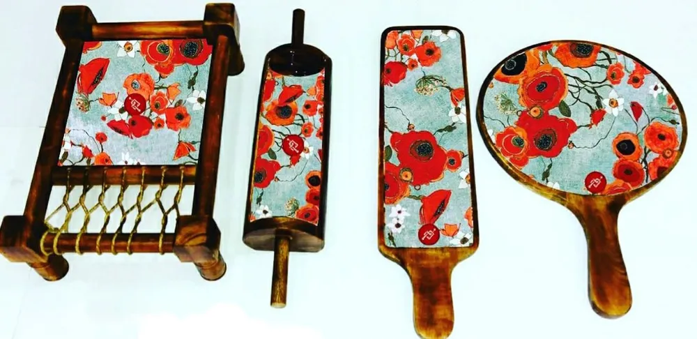 Countryside Khaat Serving Platter- set of 4