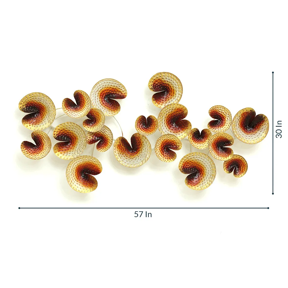 Crafted Beans Designer Abstract Metal Wall Art