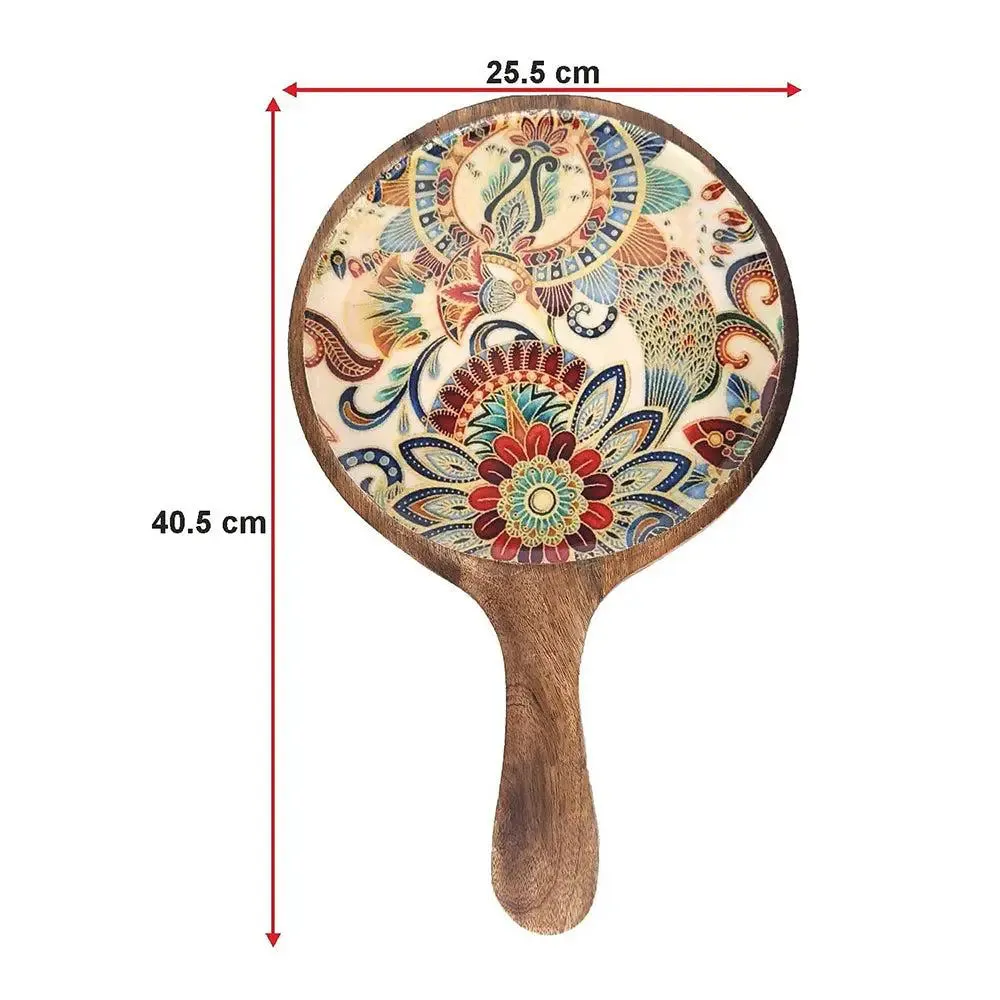 Crafted Designer Wooden Serving Trays Set Of 4