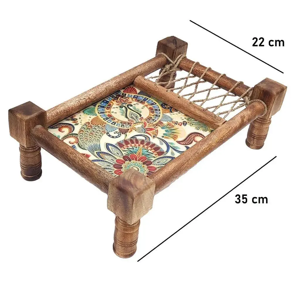 Crafted Designer Wooden Serving Trays Set Of 4