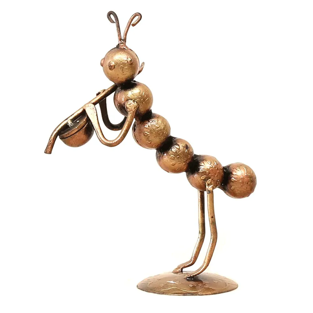Crafted Musical Ants Metal Table Accent