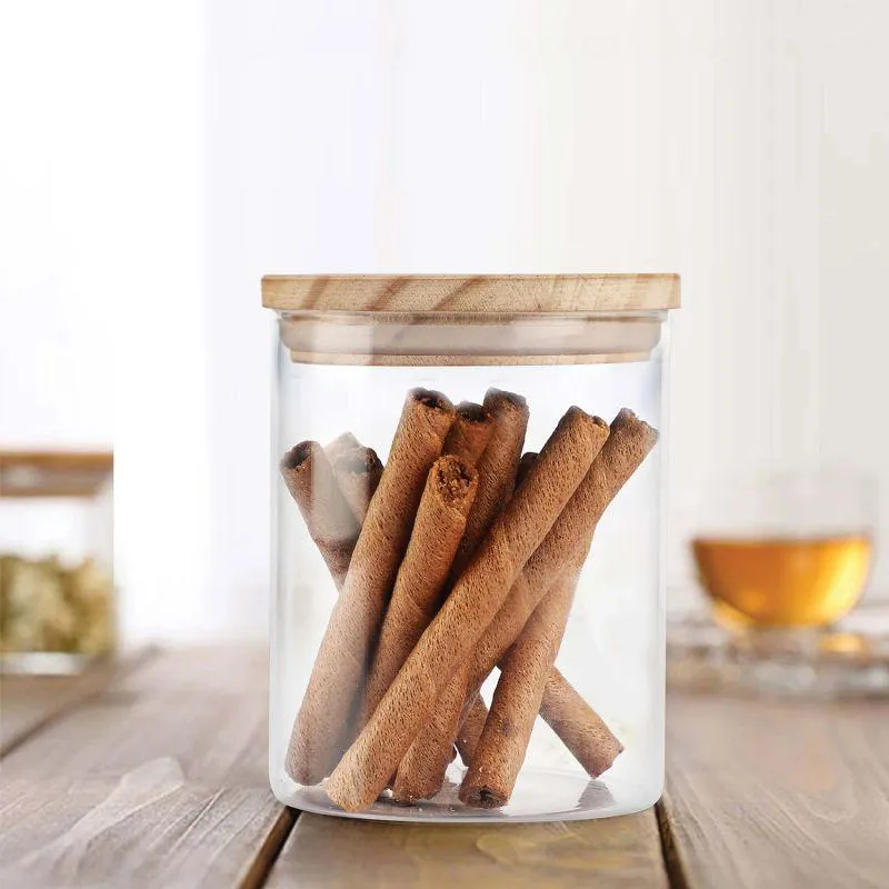 Crafty Wooden Lid Container (Set of 2)