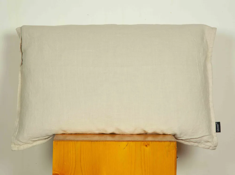 Cream White Linen Pillow Cover (Set of 2)