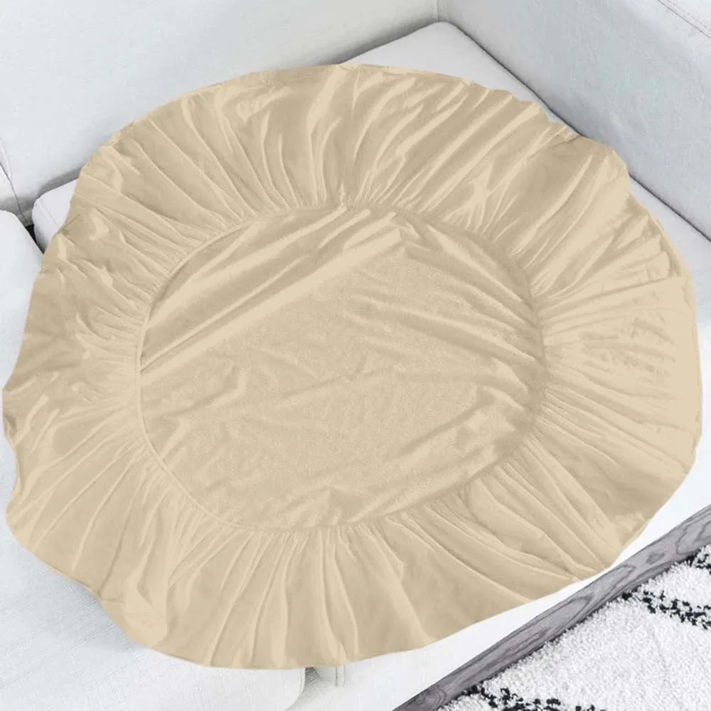 Creamy Layer Beige Strechable Sofa Seat Cover Set of 2/4/6/8 Pack of 2