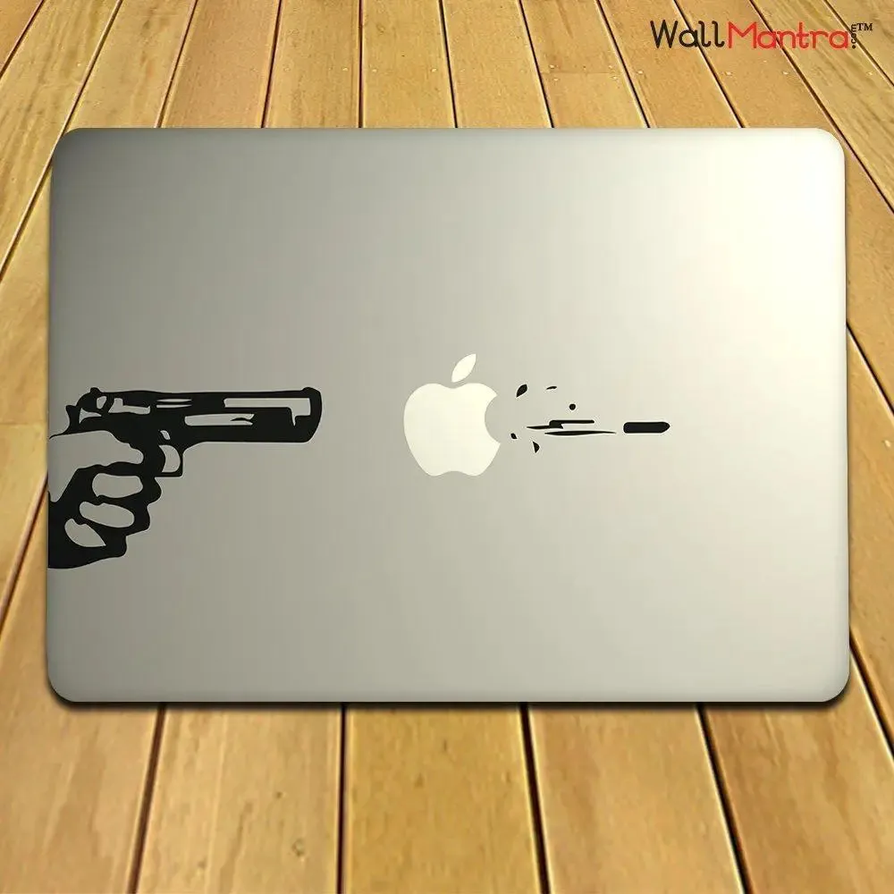 Creative Gun Decal & Sticker for Laptop