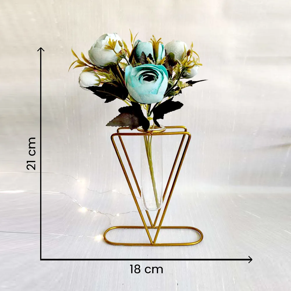 Crystal Clear Enchanting Glass Tube Vase