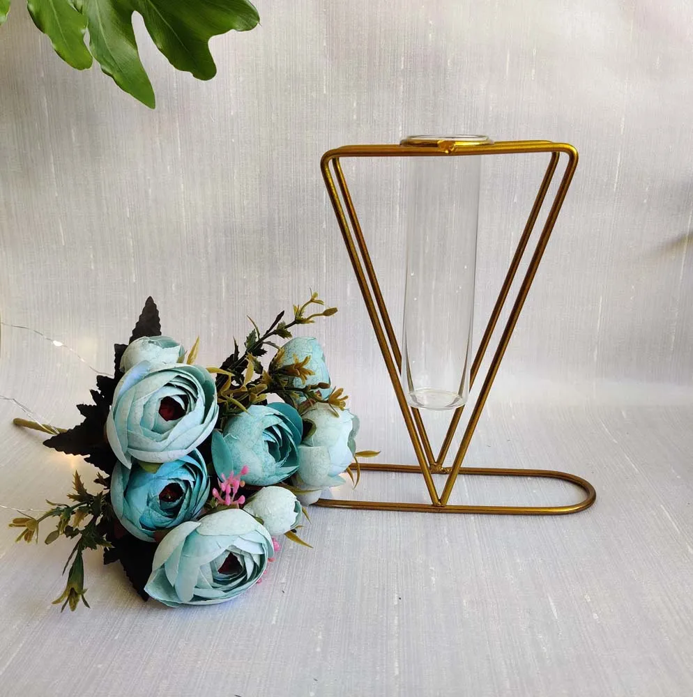 Crystal Clear Enchanting Glass Tube Vase