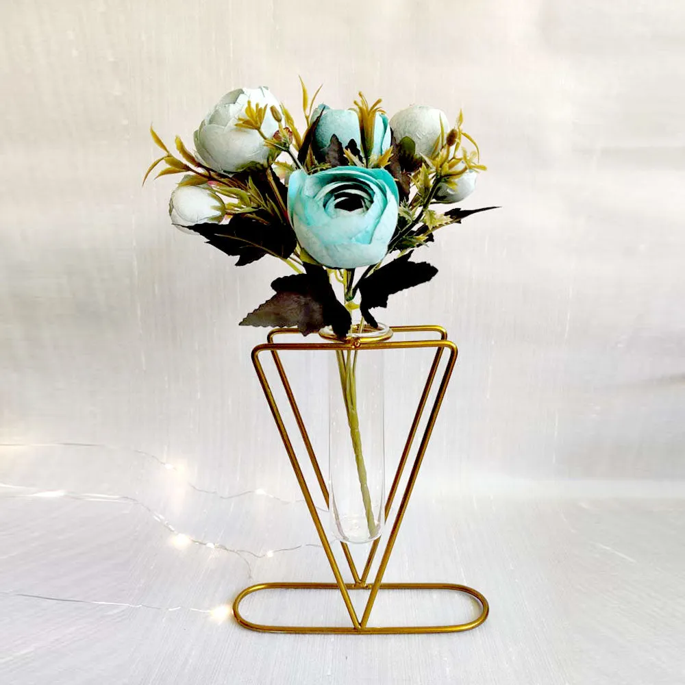 Crystal Clear Enchanting Glass Tube Vase