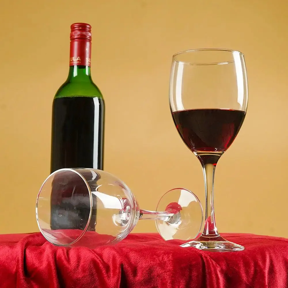 Crystal Clear Premium Baren Wine Glass for Parties Set of 2