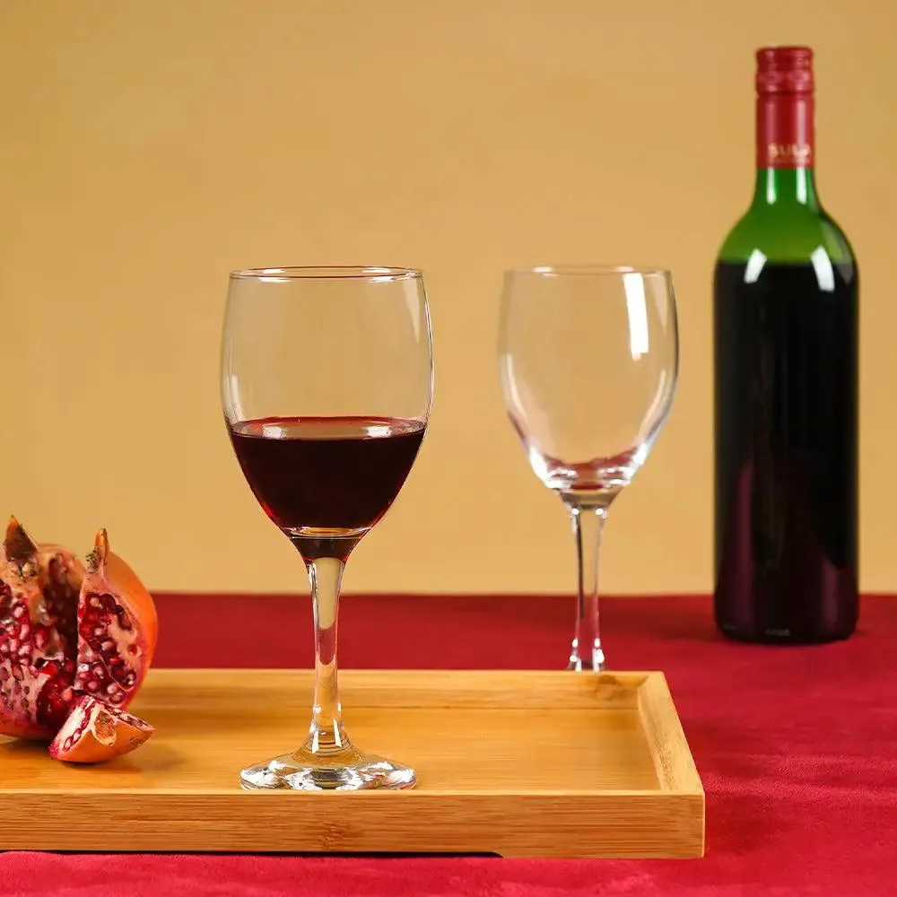 Crystal Clear Premium Baren Wine Glass for Parties Set of 2