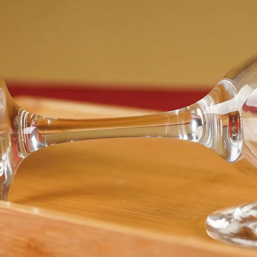 Crystal Clear Premium Baren Wine Glass for Parties Set of 2