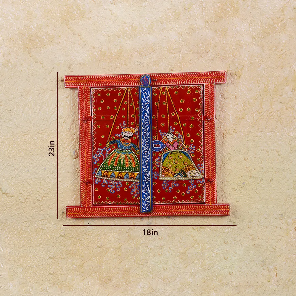 Cultural Glimpse Traditional Style Wooden Jharokha