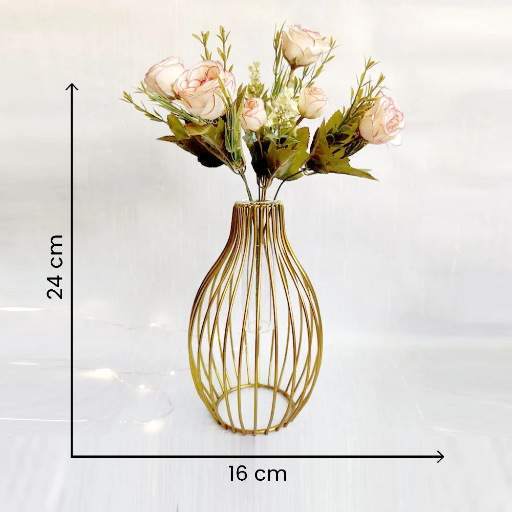 Cupola Cheery Vibe Glass Tube Vase Single Piece