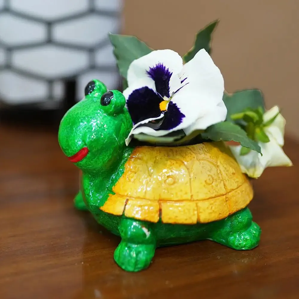 Cute Baby Cartoons Animal Family Desk Planter Flower Pot for Home Decor Set of 3