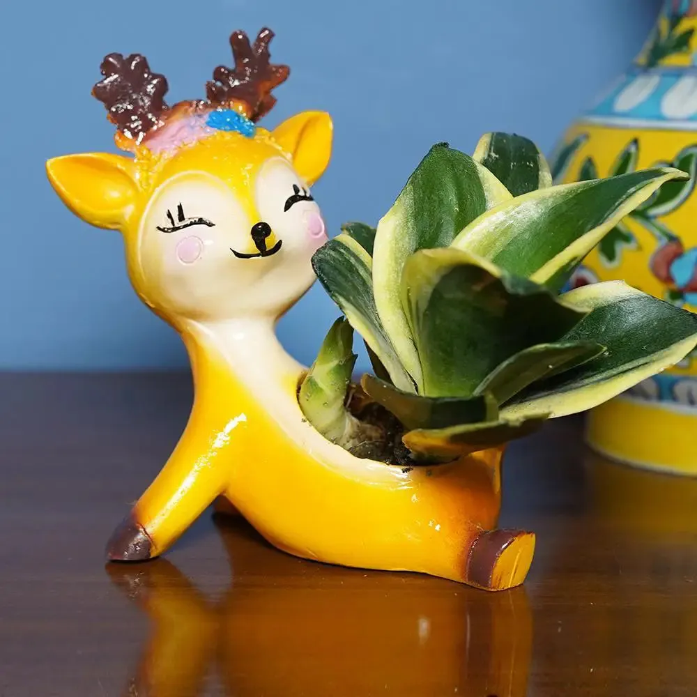 Cute Baby Fox Desk Planter Flower Pot for Home Decor Set of 3