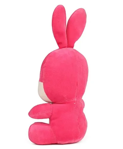 Cute Big Eyed Mushy Squirrel Soft Toy Pink