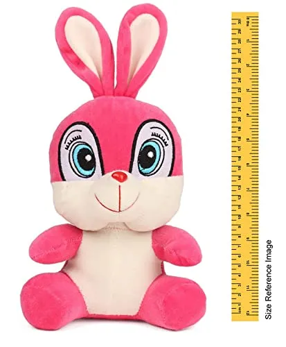 Cute Big Eyed Mushy Squirrel Soft Toy Pink