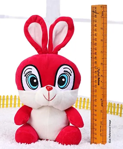 Cute Big Eyed Mushy Squirrel Soft Toy Pink