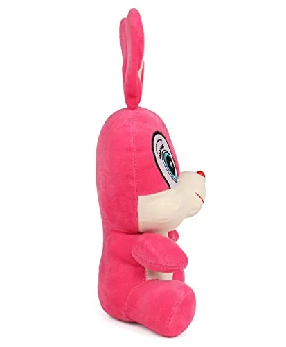 Cute Big Eyed Mushy Squirrel Soft Toy Pink