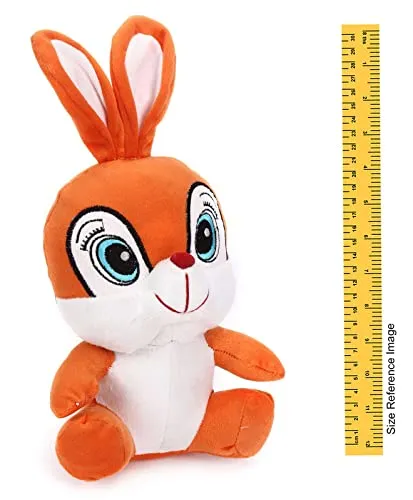 Cute Big Eyed Mushy Squirrel Soft Toy Pink