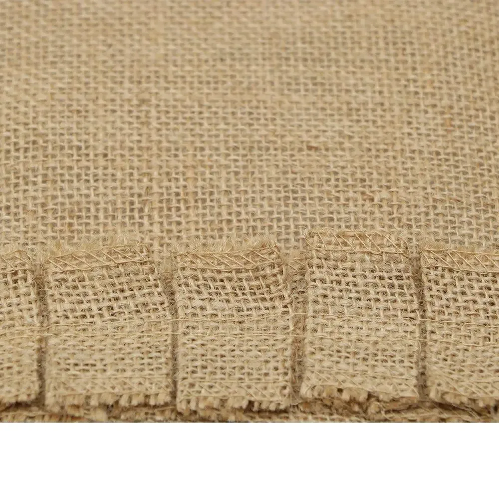 Cutting Edge Traditional Beige Jute Table Runner