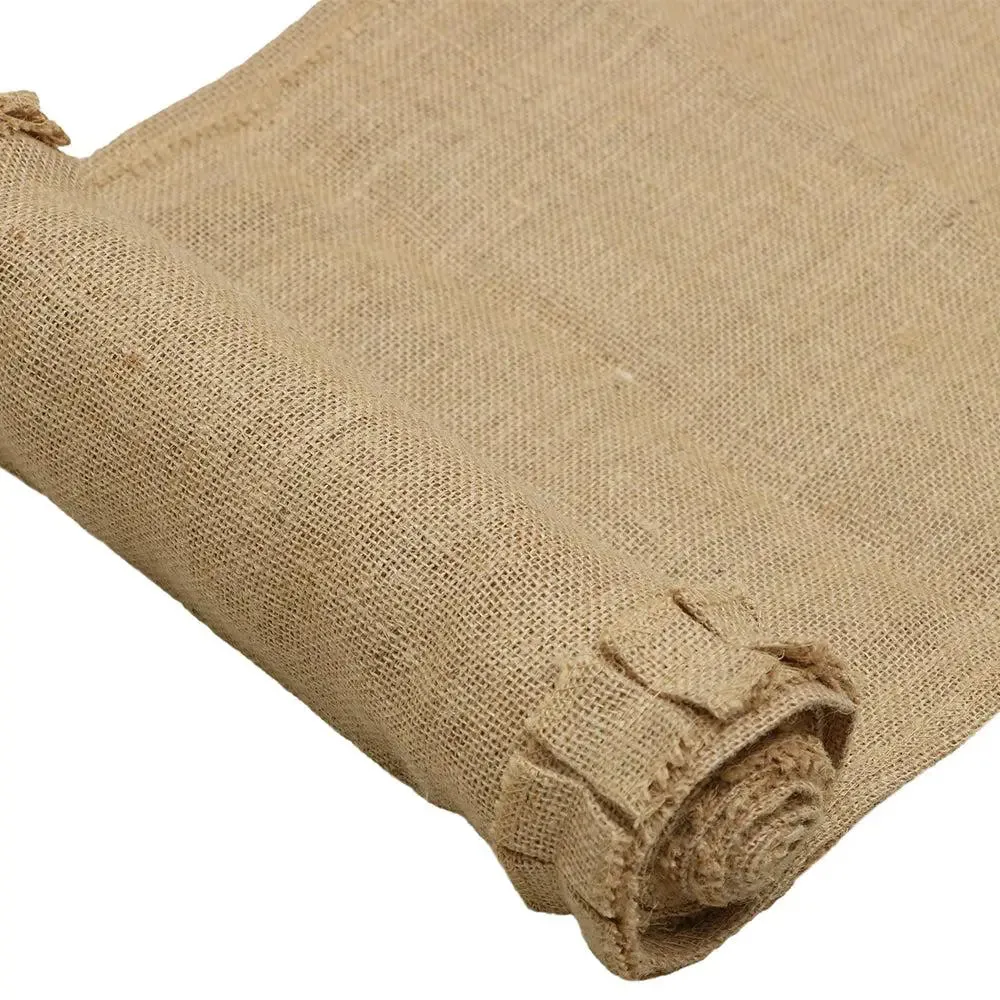 Cutting Edge Traditional Beige Jute Table Runner