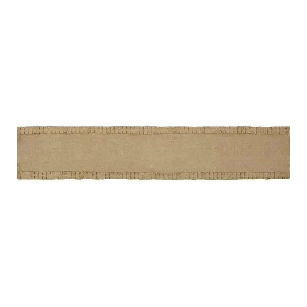 Cutting Edge Traditional Beige Jute Table Runner