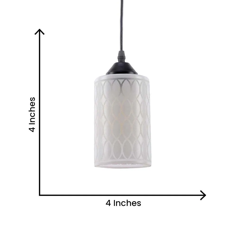 Cylindrical Textured Warm Black Ceiling Light