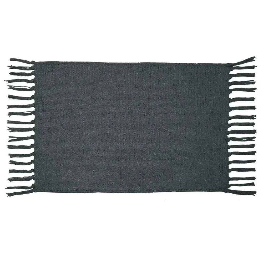Dark Grey Soft Cotton Placemat Set Of 4