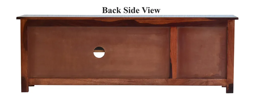 Dark Red Mahagony Wood Multipurpose TV Entertainment Unit/Cabinet