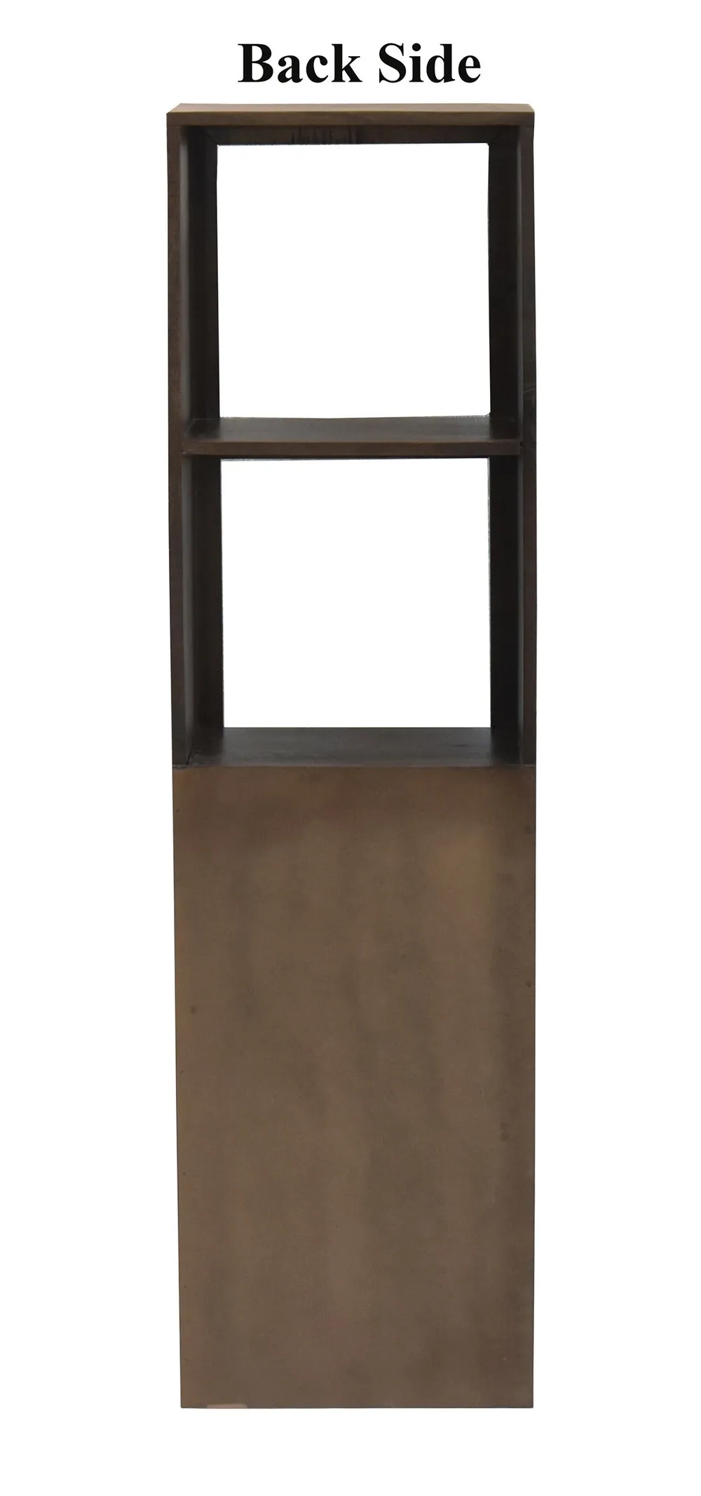 Dark Walnut Wood Multipurpose Floor Bookshelf